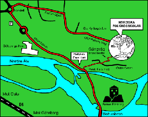 Map with directions